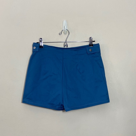 Zara Dresses & Skirts - Zara Women's Skort Short Blue Denim Large Summer Cute Shorts Skirt Casual Mini